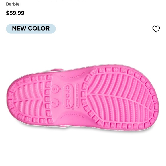 Barbie x Crocs | Electric Pink Classic Clog - Picture 6 of 6